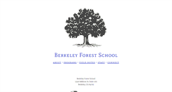 Desktop Screenshot of berkeleyforestschool.org