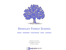 Tablet Screenshot of berkeleyforestschool.org